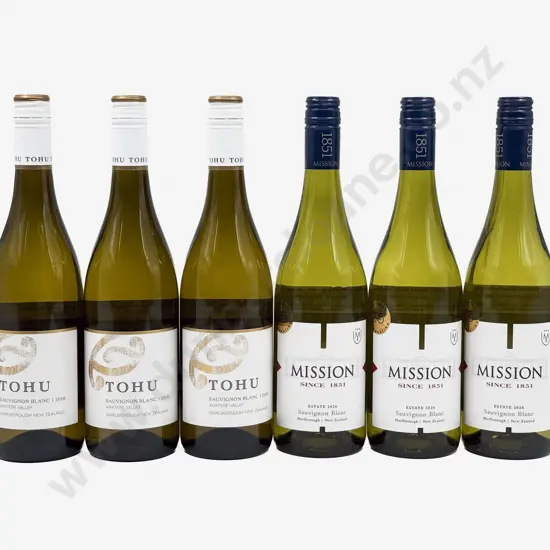 Six NZ Assorted Sauvignon Blanc