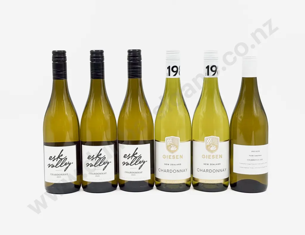 Six NZ Assorted Chardonnay Image 1++