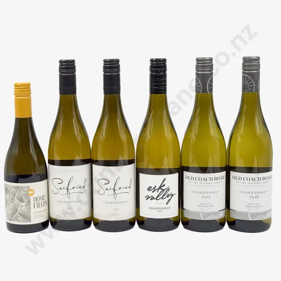 Five NZ Chardonnay & One NZ Chardonnay 500ml