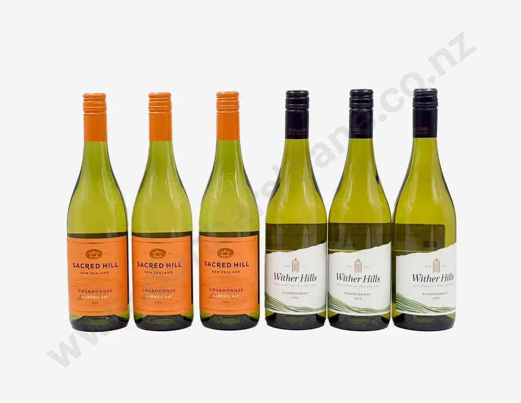 Six NZ Assorted Chardonnay Image 1++