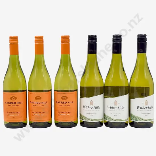 Six NZ Assorted Chardonnay