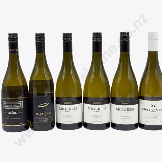 Six NZ Assorted Chardonnay