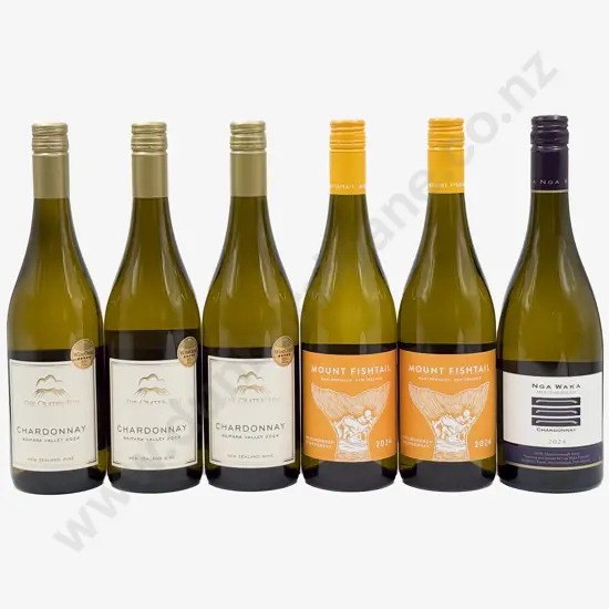 Six NZ Assorted Chardonnay