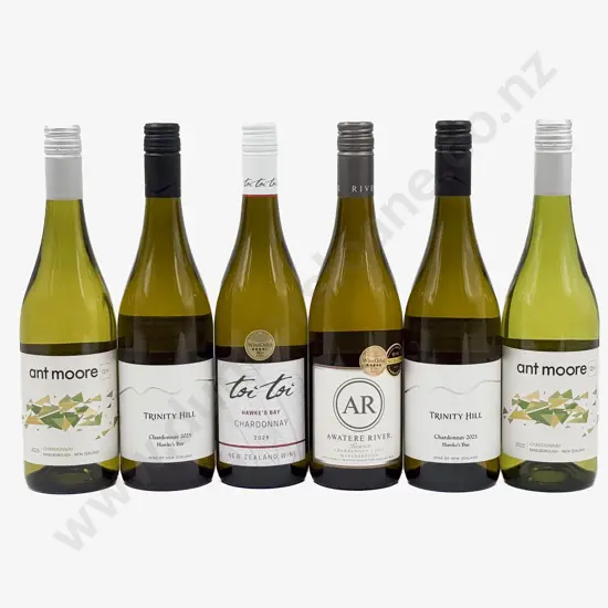 Six NZ Assorted Chardonnay