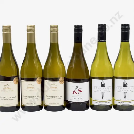 Six NZ Assorted Chardonnay