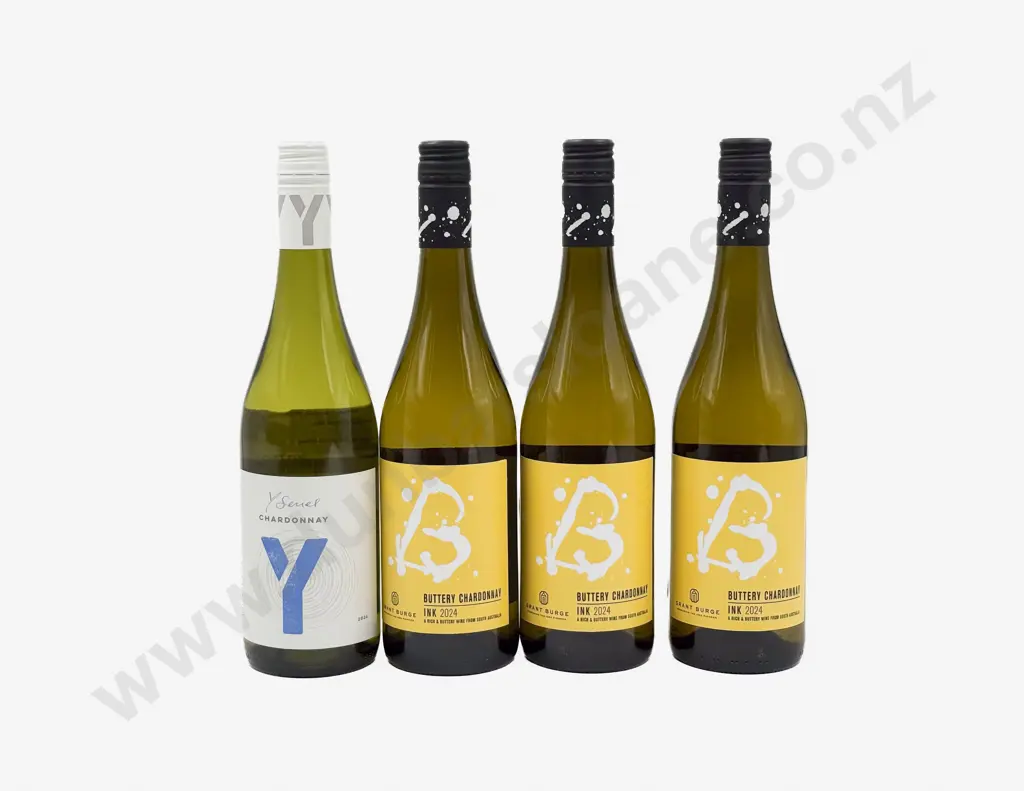 Four Australian Assorted Chardonnay Image 1++