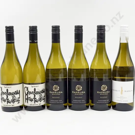 Six NZ Assorted Chardonnay