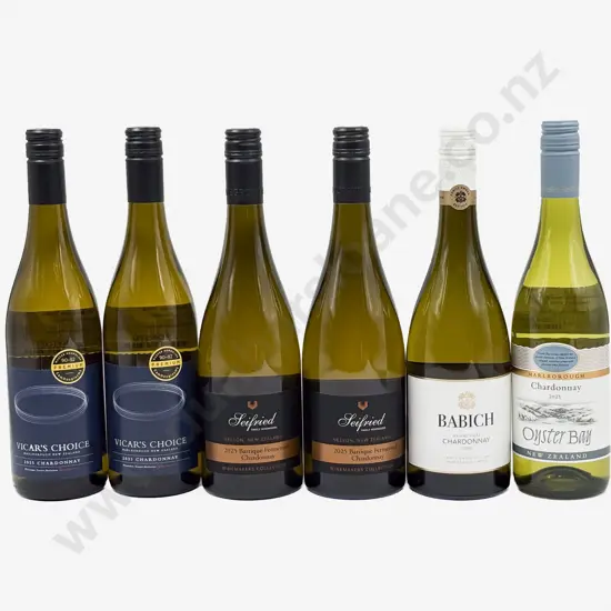 Six NZ Assorted Chardonnay
