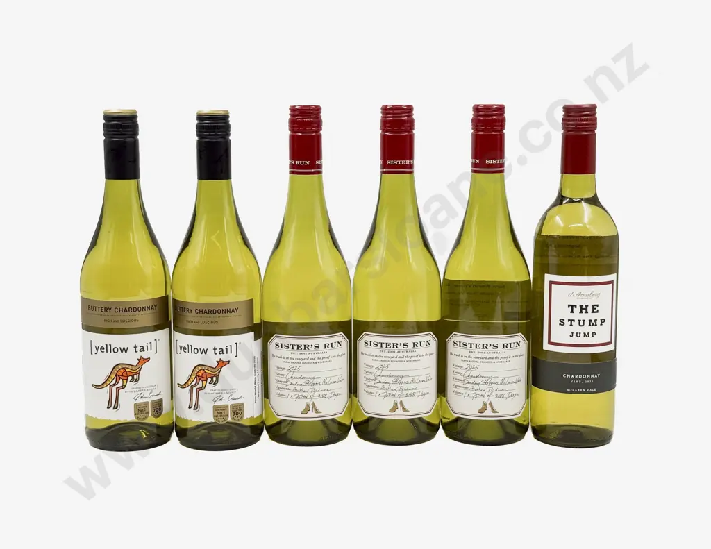 Six Australian Assorted Chardonnay Image 1++