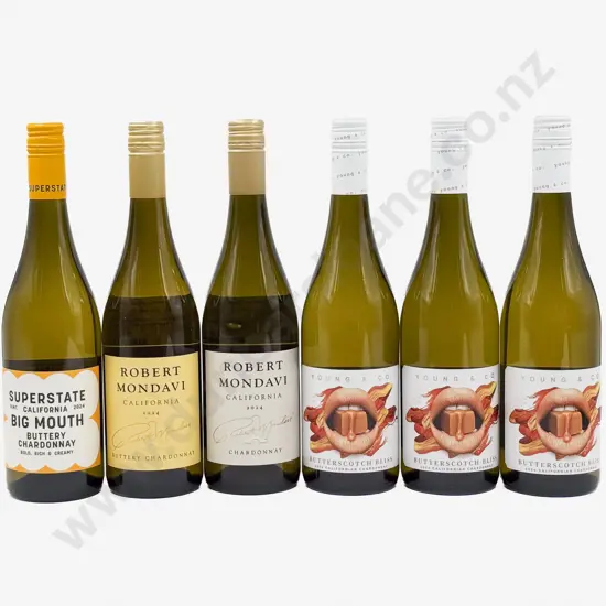 Six Californian Assorted Chardonnay