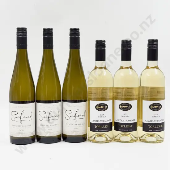 Six NZ Assorted Gewurztraminer
