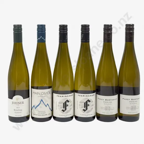 Six NZ Assorted Riesling