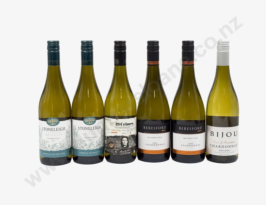 Six Assorted Chardonnay Image 1++