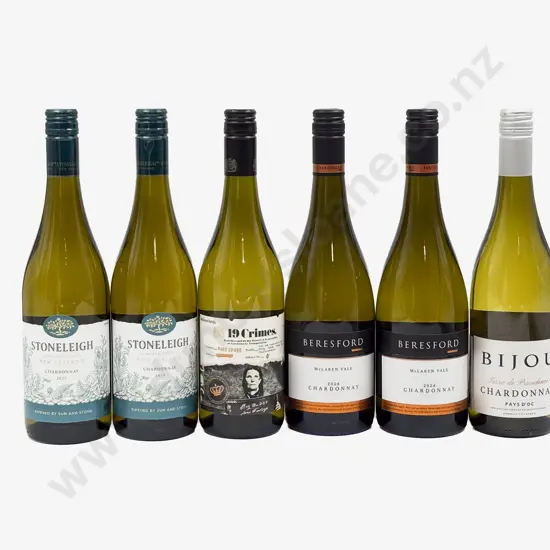 Six Assorted Chardonnay