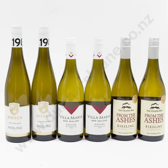 Six NZ Assorted Riesling