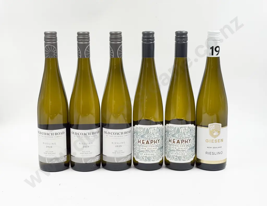 Six NZ Assorted Riesling Image 1++