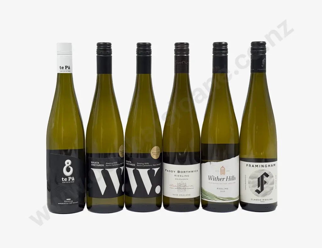 Six NZ Assorted Riesling Image 1++