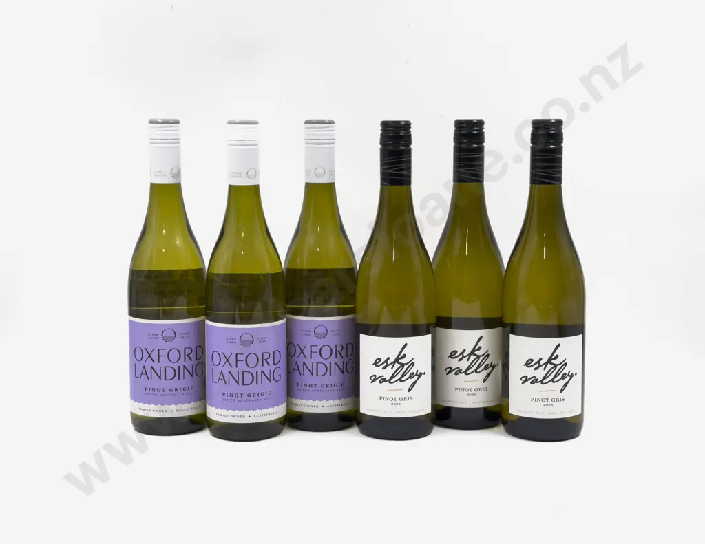 Six NZ Assorted Pinot Gris Image 1++