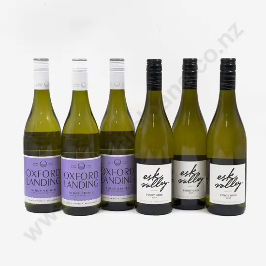 Six NZ Assorted Pinot Gris