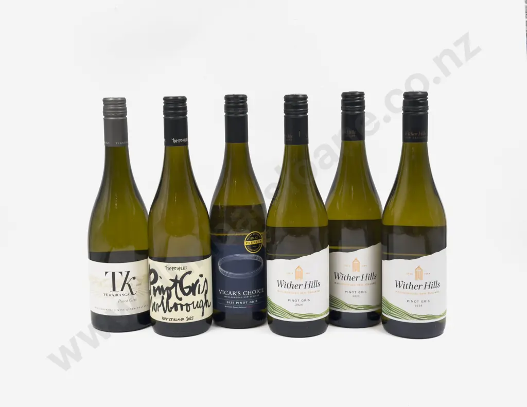 Six NZ Assorted Pinot Gris Image 1++