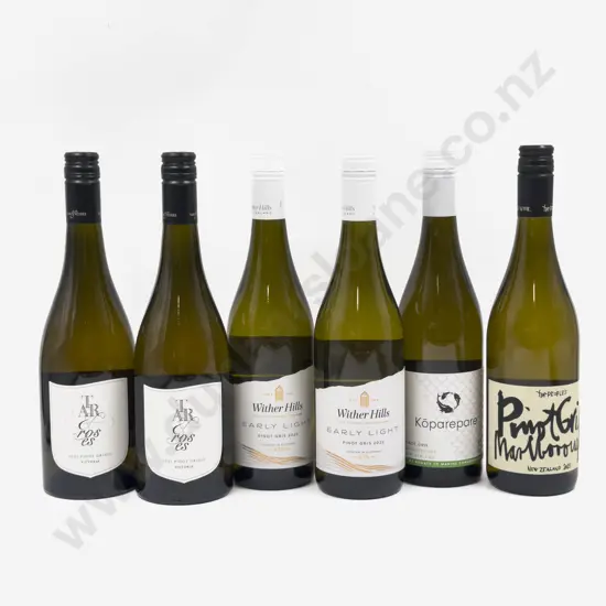 Six NZ Assorted Pinot Gris