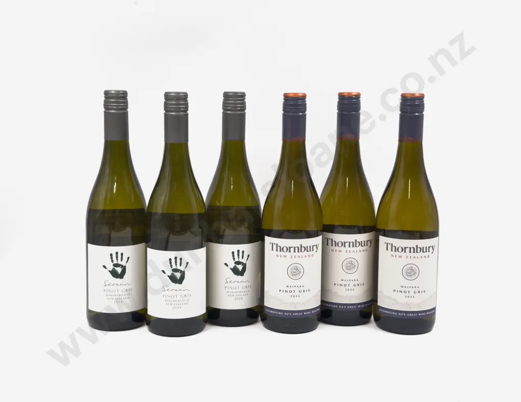 Six NZ Assorted Pinot Gris Image 1++