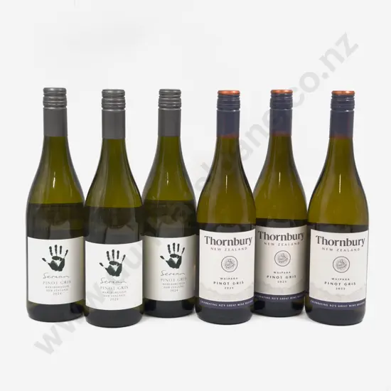 Six NZ Assorted Pinot Gris