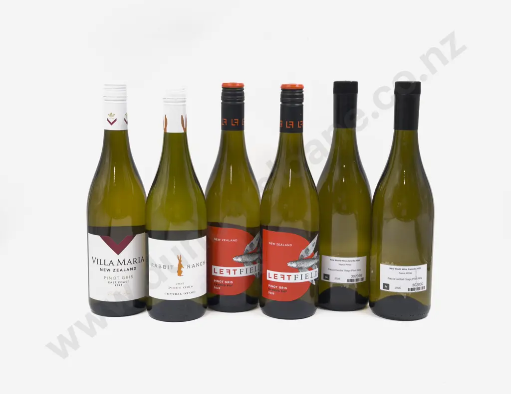 Six NZ Assorted Pinot Gris Image 1++