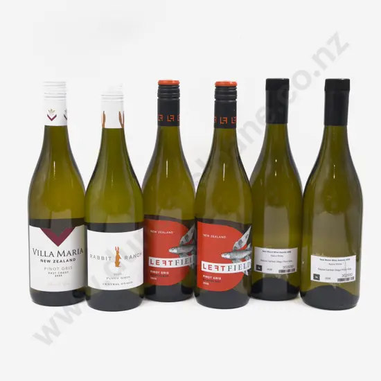 Six NZ Assorted Pinot Gris