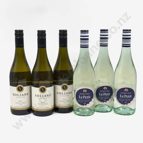 Three NZ Pinot Gris & Three Australian Pinot Gris
