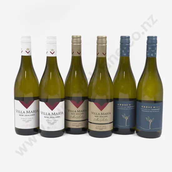 Four NZ Pinot Gris & Two NZ Chardonnay