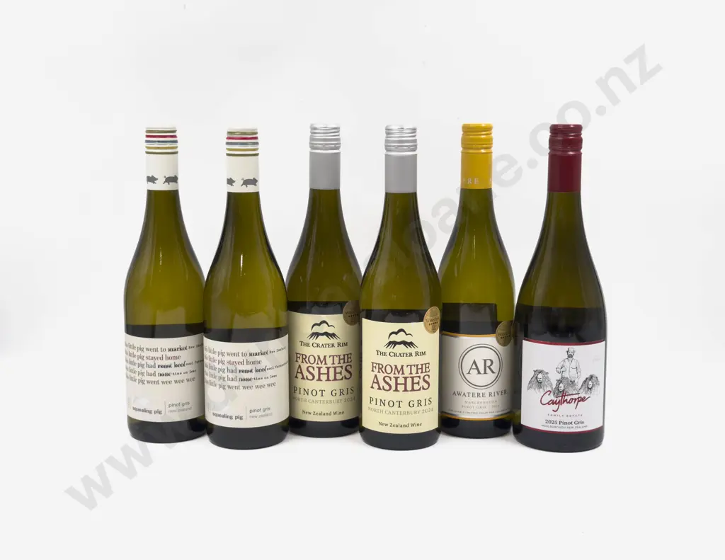 Six NZ Assorted Pinot Gris Image 1++