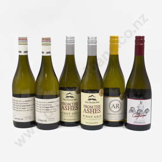Six NZ Assorted Pinot Gris