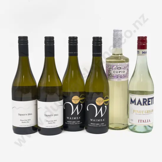 Four NZ Assorted Pinot Gris & Two International Pinot Gris