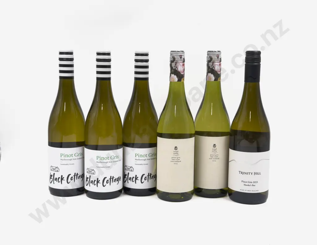 Six NZ Assorted Pinot Gris Image 1++