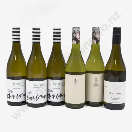 Six NZ Assorted Pinot Gris