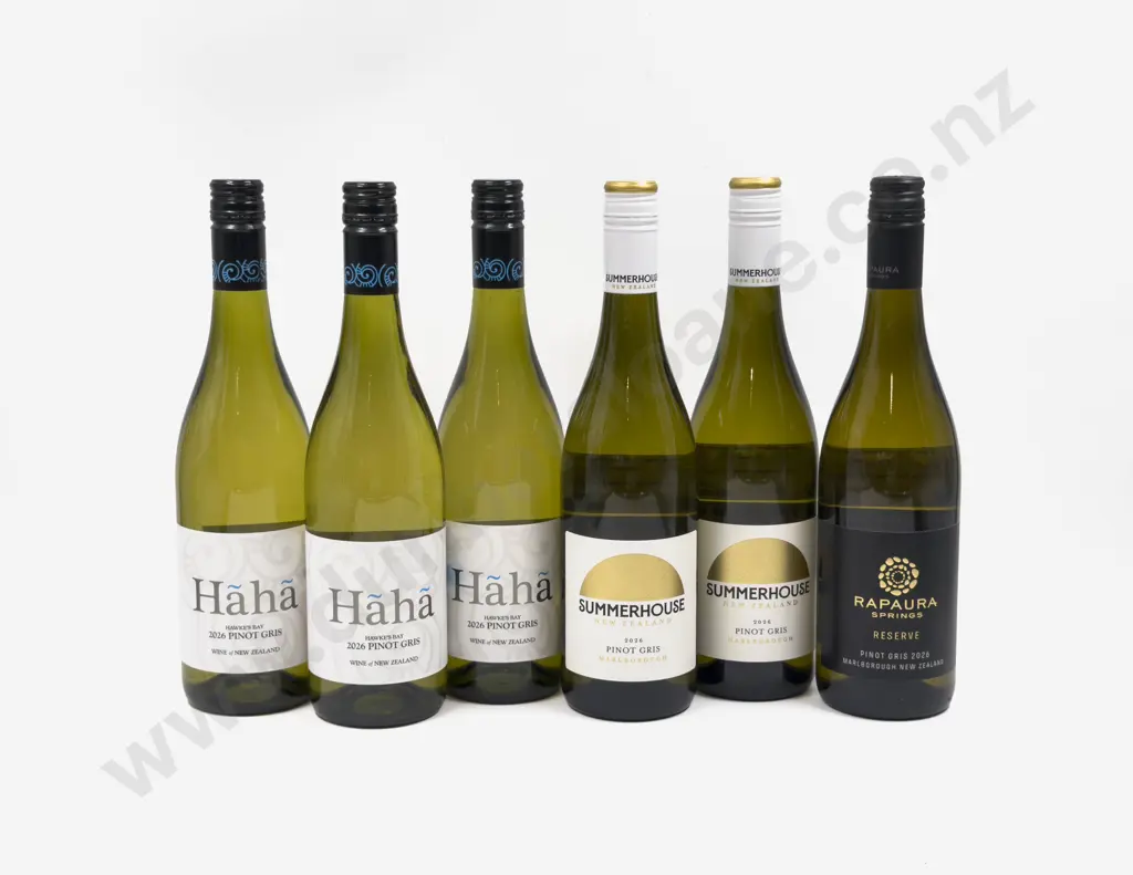 Six NZ Assorted Pinot Gris Image 1++