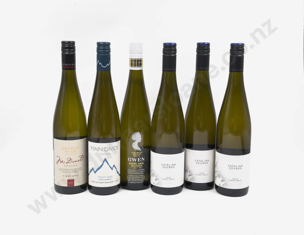 Six NZ Assorted Pinot Gris Image 1++