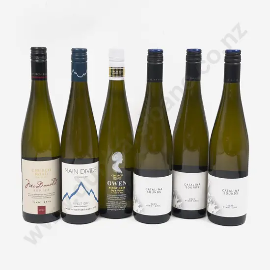 Six NZ Assorted Pinot Gris