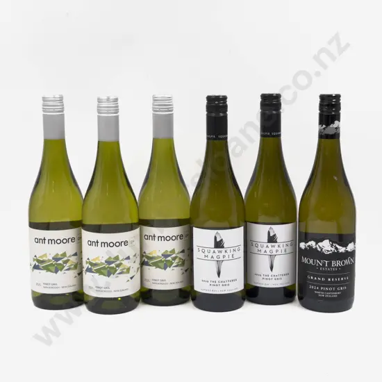 Six NZ Assorted Pinot Gris
