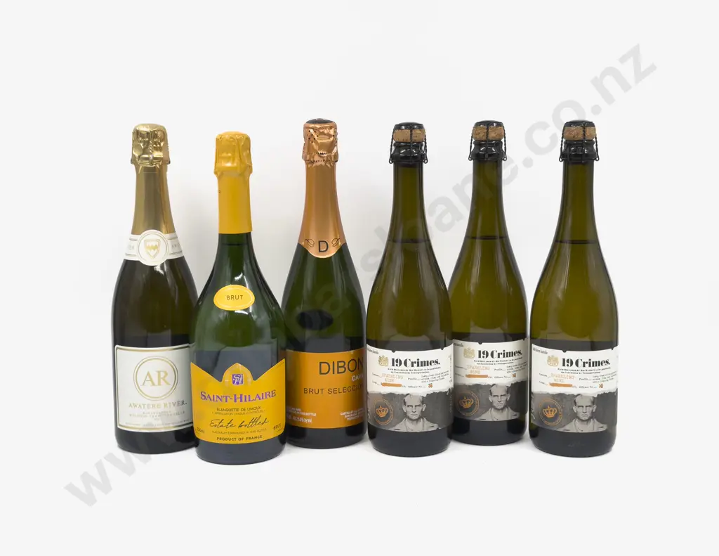 Six Assorted Sparking Wine Image 1++