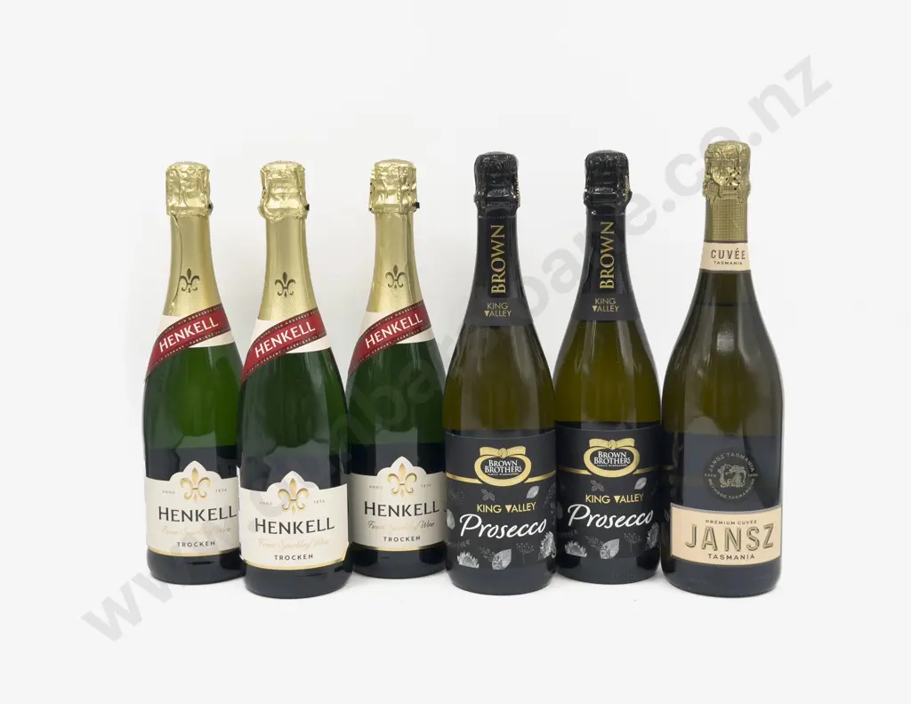 Six Assorted Sparking Wine Image 1++