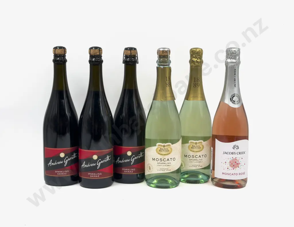 Six Assorted Sparking Wine Image 1++