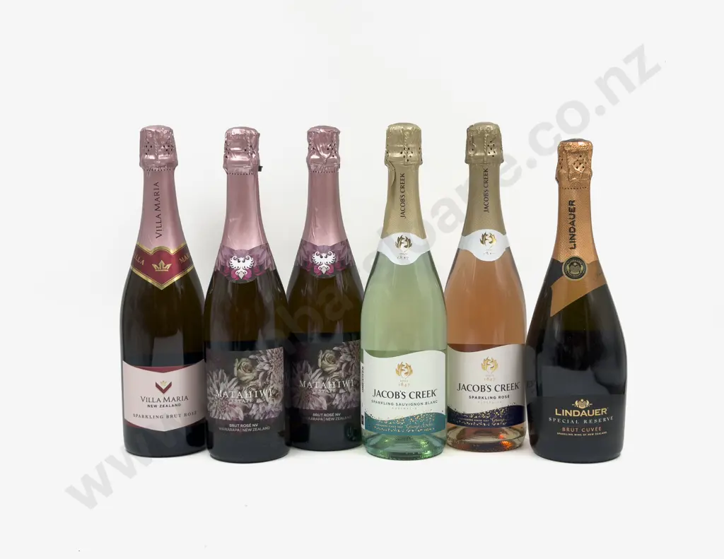 Six Assorted Sparking Wine Image 1++