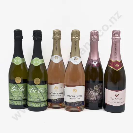 Six Assorted Sparking Wine