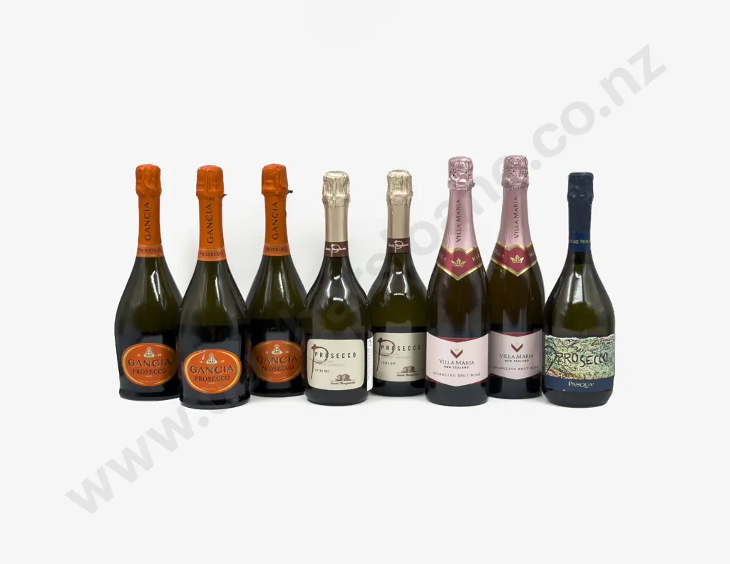 Six Assorted Prosecco & Two Sparkling Wine Image 1++