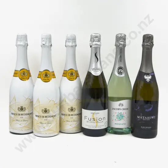 Six Assorted Sparkling Wine