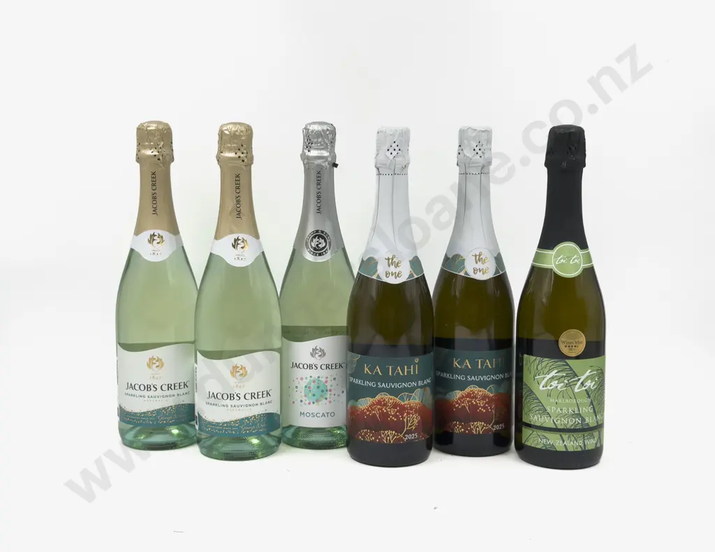Six Assorted Sparkling Wine Image 1++