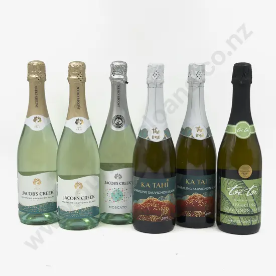 Six Assorted Sparkling Wine