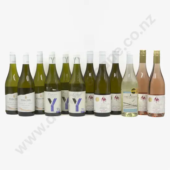 Twelve Assorted Low Alcohol White & Rose Wines
